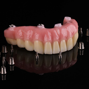 Для протезирования зубов на имплантах